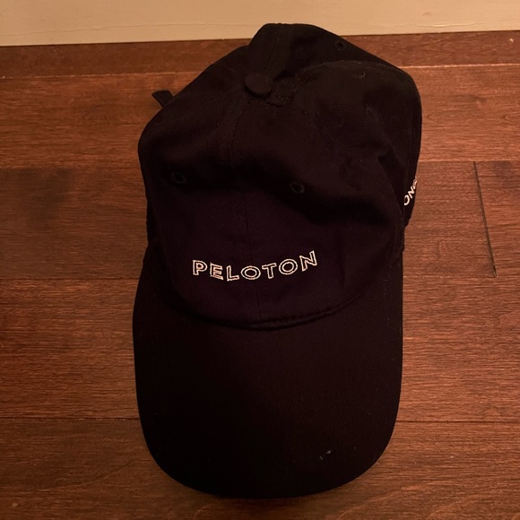 Peloton black with pink writing Baseball Hat - Picture 1 of 4